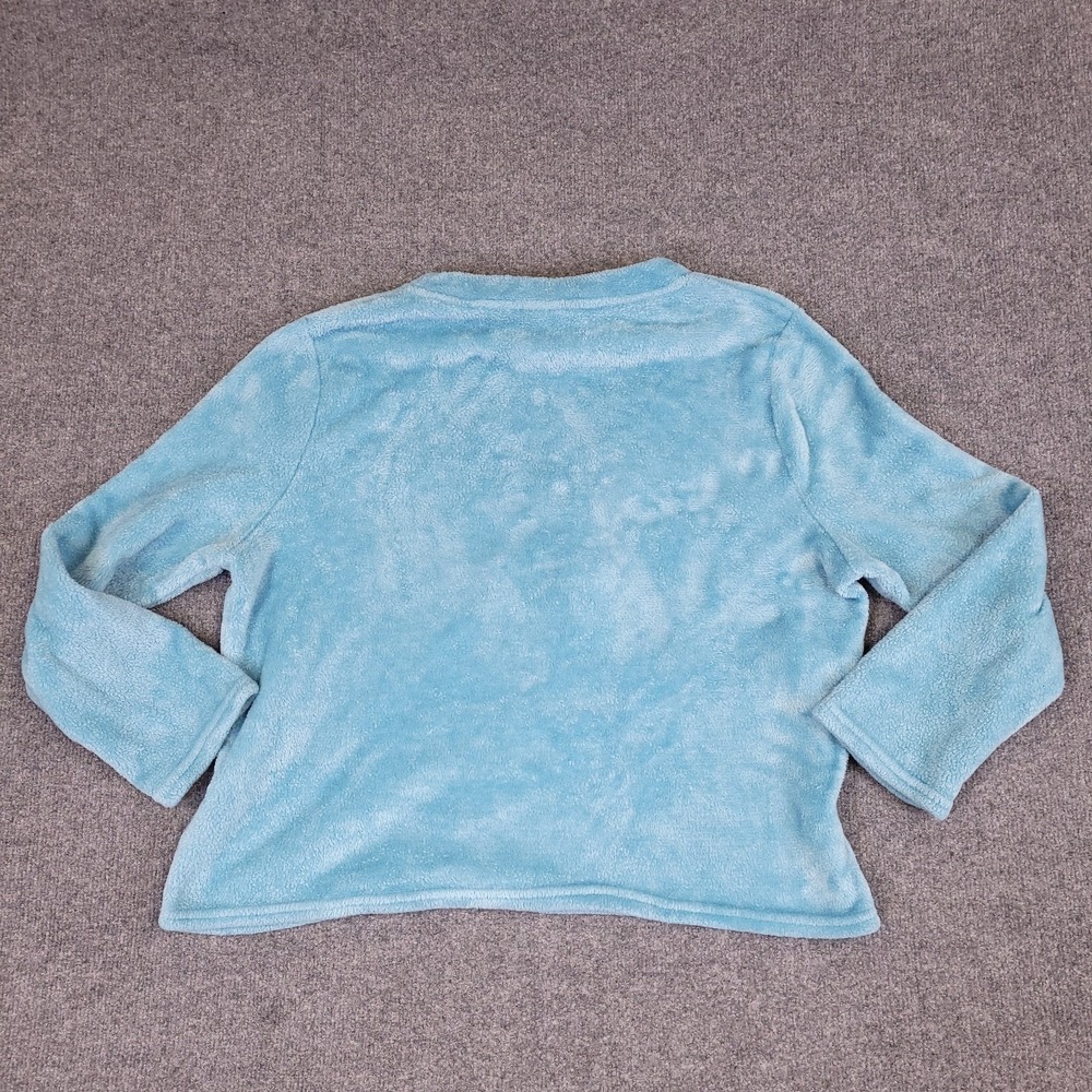 Disney 100 Stitch Plush Fleece Sleepwear Lounge Top Womens 2X Blue - Picture 2 of 8